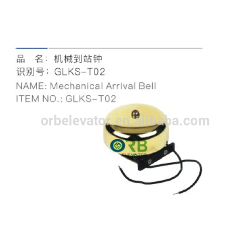 Elevator mechanical arrival bell